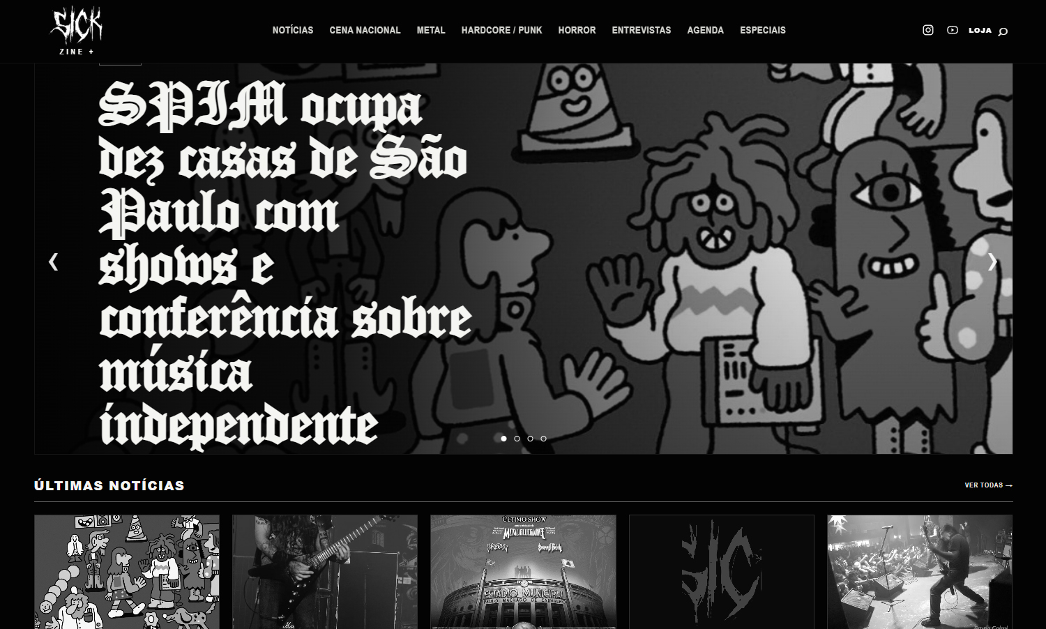 ZINE SICK: um espaço para o underground