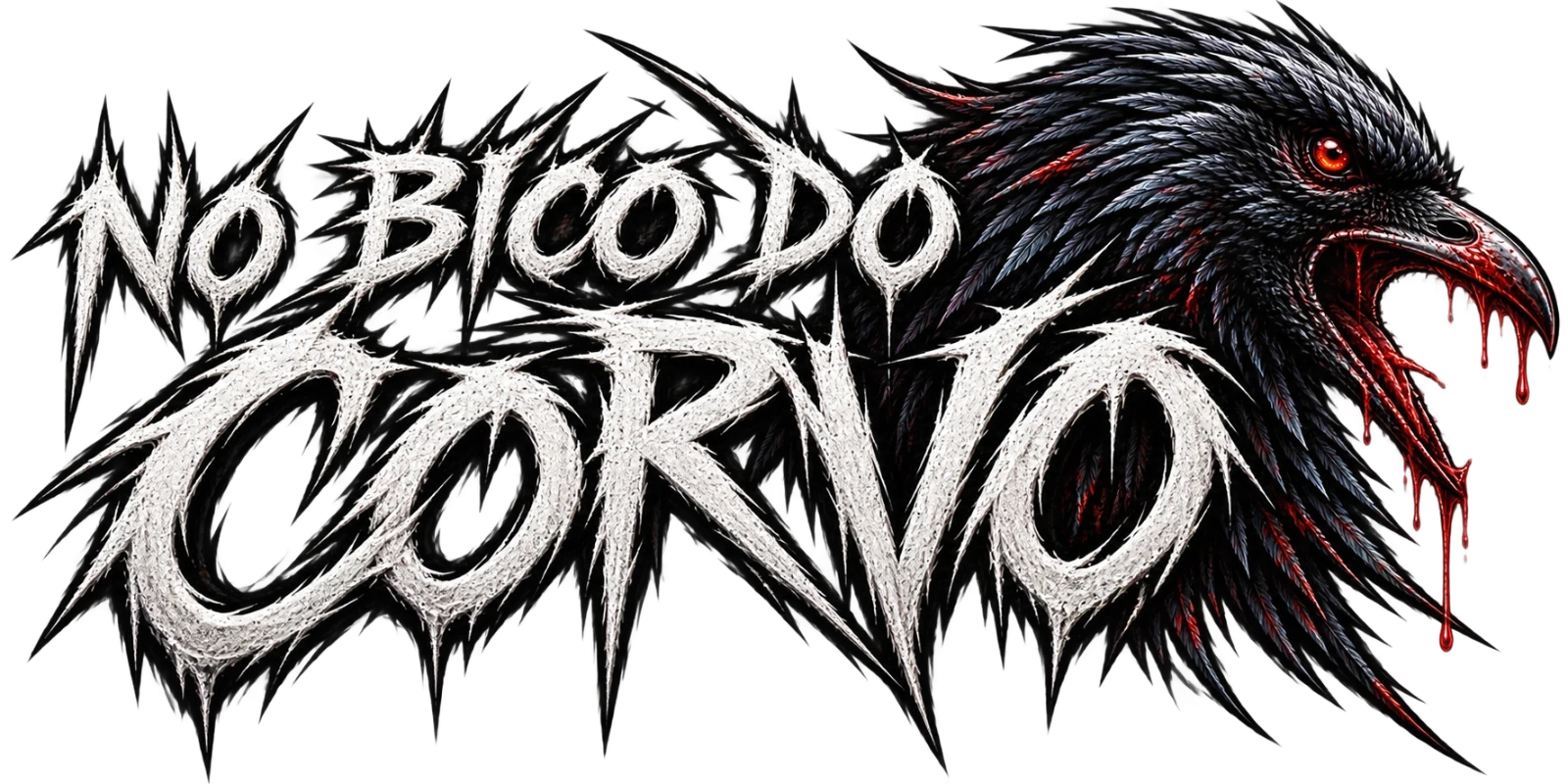 Logotipo No Bico do Corvo
