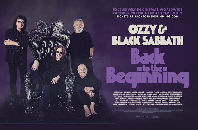 Filme do último show de Ozzy e Black Sabbath chega aos cinemas em 28 de outubro